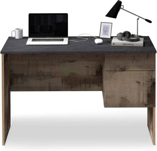 INOSIGN Bureau Sunrise kleine computertisch bureautafel met 1 deur & 1 lade tafelblad breedte 110 cm made in italy