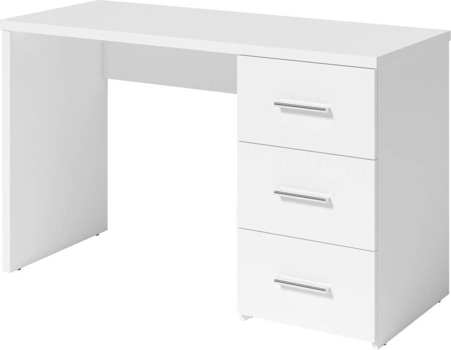 INOSIGN Bureau Zion Computertafel met 3 lades breedte 120 x 50 cm