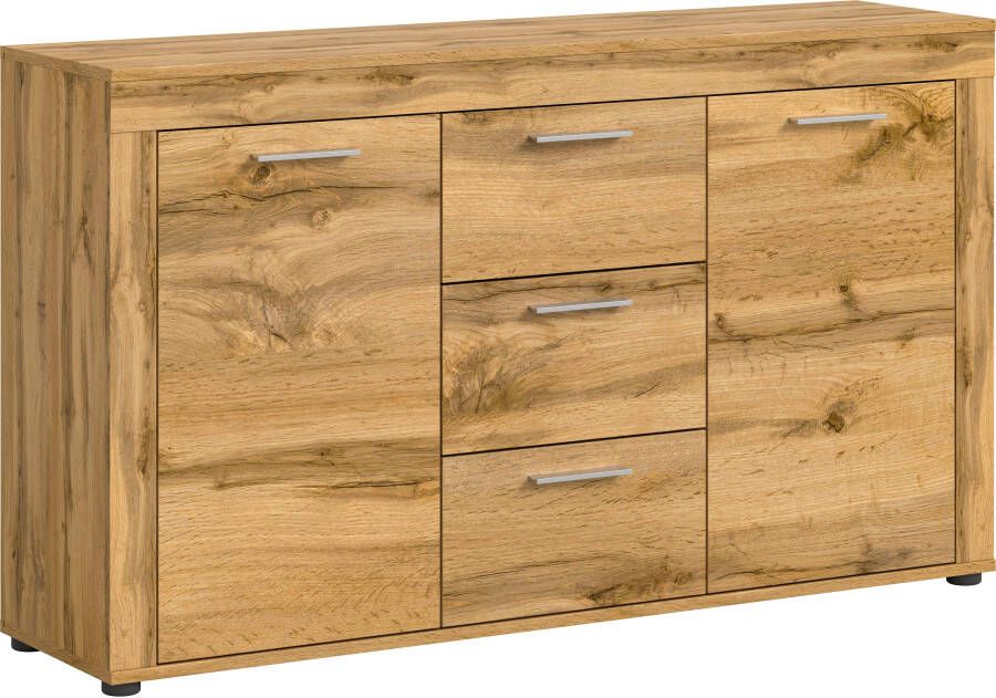 INOSIGN Dressoir Aosta met 2 deuren en 3 lades woonkamer commode kast