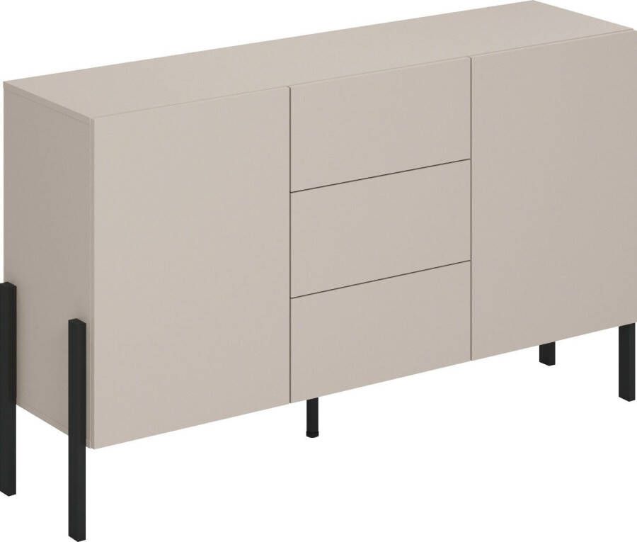 INOSIGN Dressoir Jukon Ladenkast met 2 deuren 3 lades push-to-open-functie