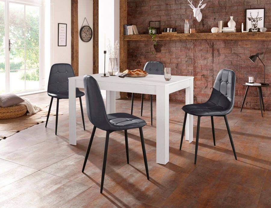 INOSIGN Eethoek met eettafel 120 cm breed (set 5-delig)