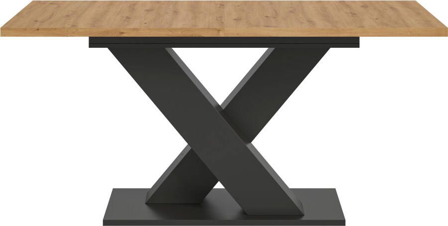 INOSIGN Eettafel Motus uitschuifbaar 150 190 cm inclusief 40 cm inlegplaat