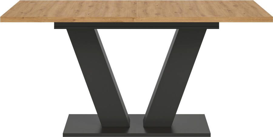 INOSIGN Eettafel Motus uitschuifbaar 150 190 cm inclusief 40 cm inlegplaat