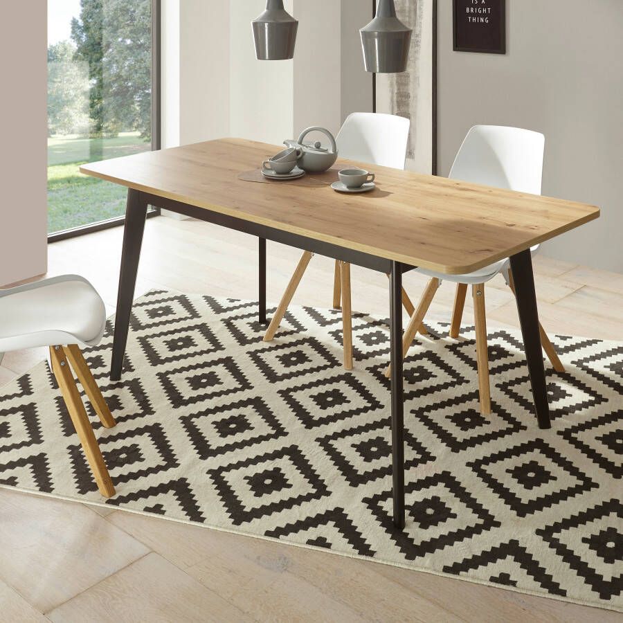 INOSIGN Eettafel Torge tafel met uitschuiffunctie keukentafel salontafel scandinavische stijl beschikbaar in drie kleuren uitschuifbare eettafel (1 stuk)