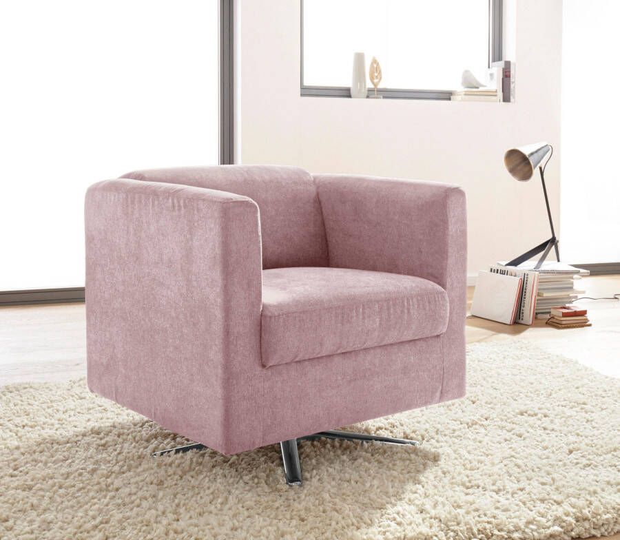 INOSIGN Fauteuil Bob Draaifauteuil Clubfauteuil en Cocktailfauteuil alles past (set)
