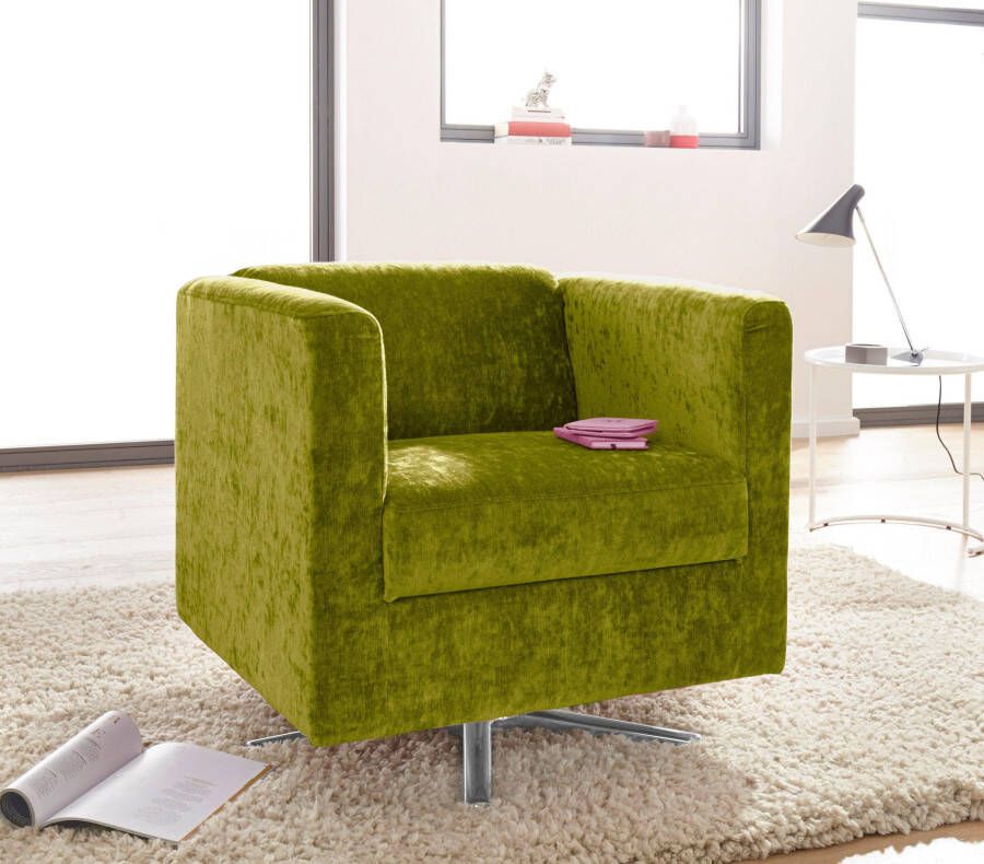 INOSIGN Fauteuil Bob Draaifauteuil Clubfauteuil en Cocktailfauteuil alles past (set)