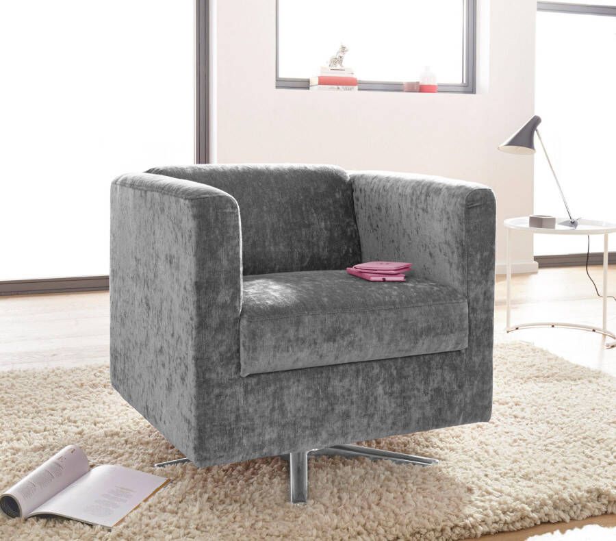 INOSIGN Fauteuil Bob Draaifauteuil Clubfauteuil en Cocktailfauteuil alles past (set)
