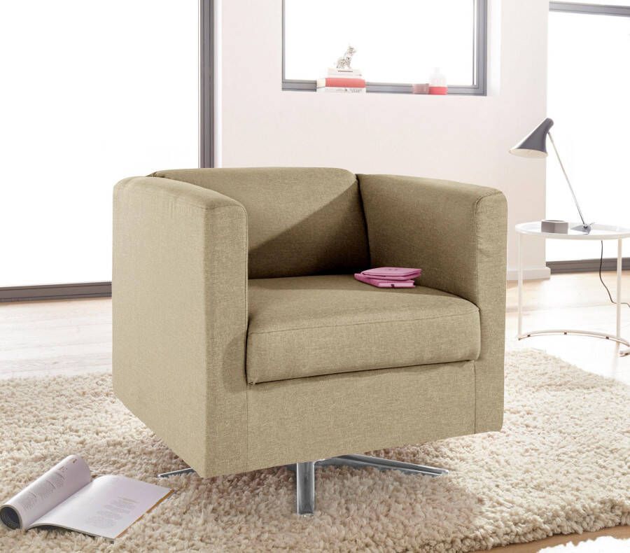 INOSIGN Fauteuil Bob Draaifauteuil Clubfauteuil en Cocktailfauteuil alles past (set)