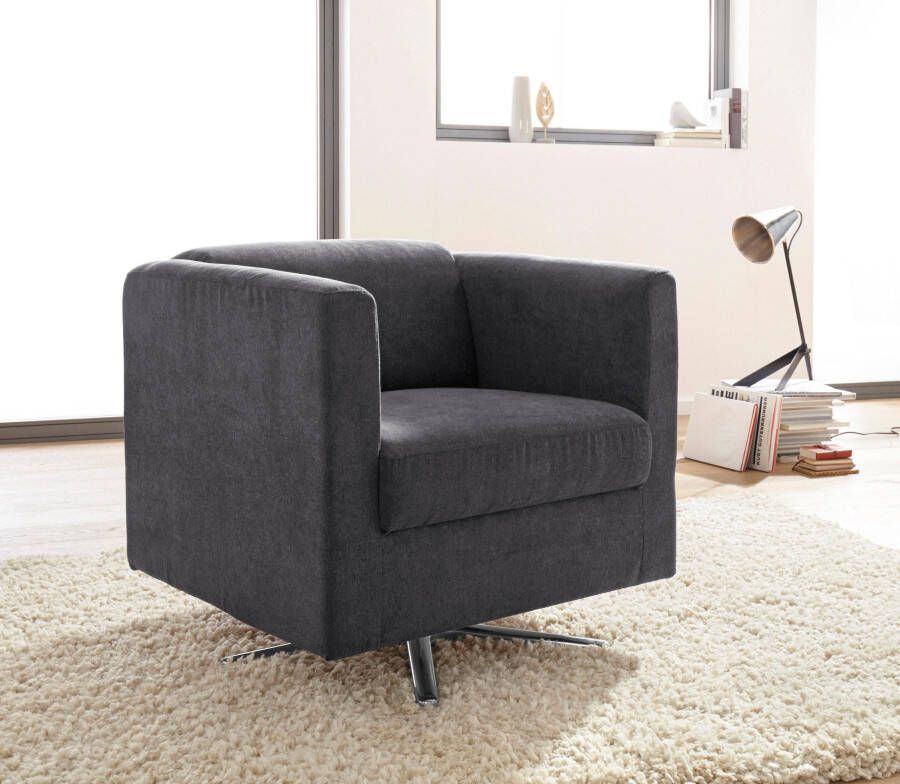 INOSIGN Fauteuil Bob Draaifauteuil Clubfauteuil en Cocktailfauteuil alles past (set)