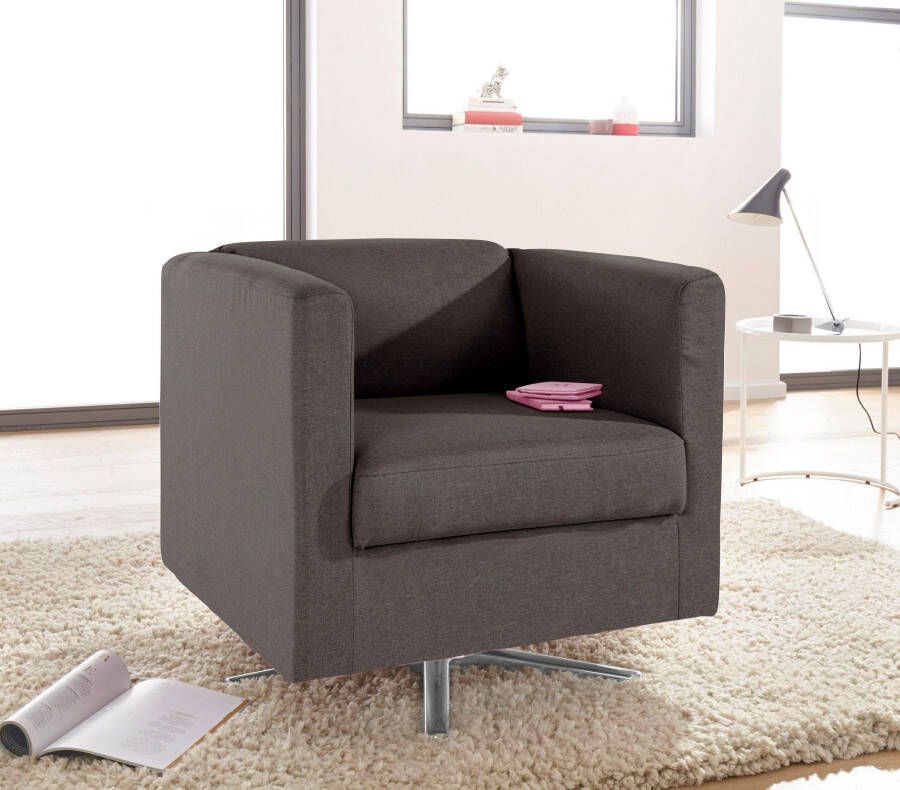 INOSIGN Fauteuil Bob Draaifauteuil Clubfauteuil en Cocktailfauteuil alles past (set)
