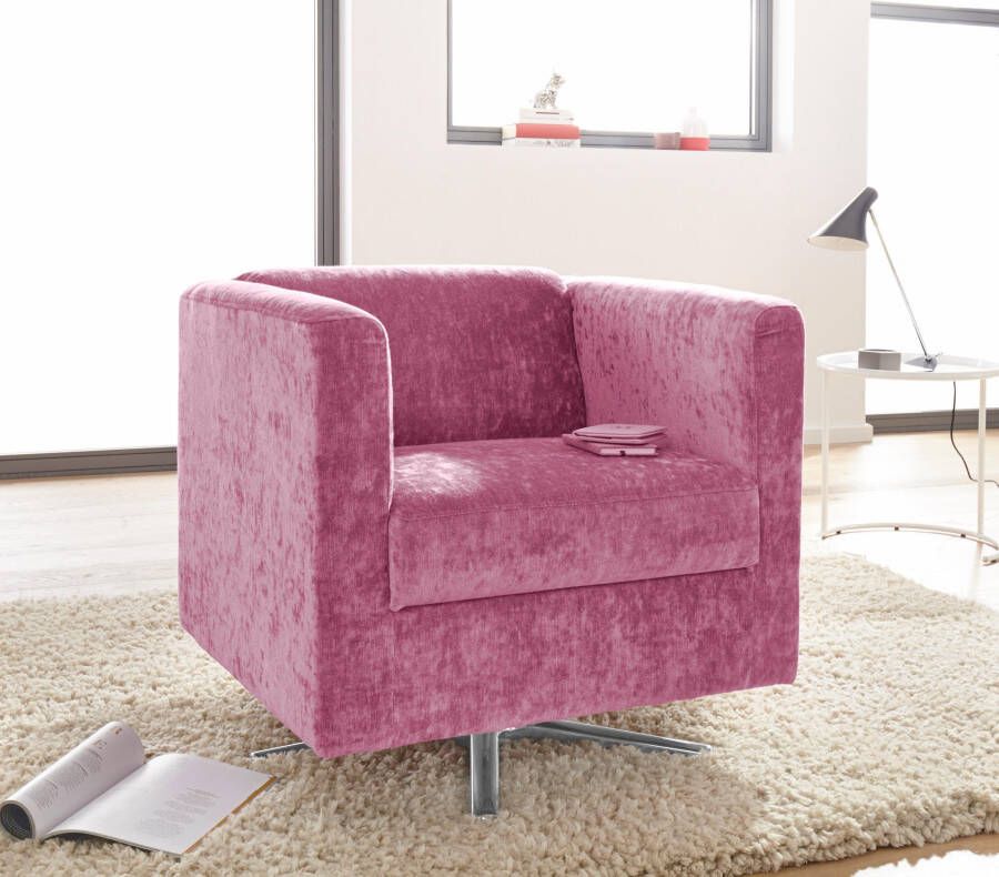 INOSIGN Fauteuil Bob Draaifauteuil Clubfauteuil en Cocktailfauteuil alles past (set)