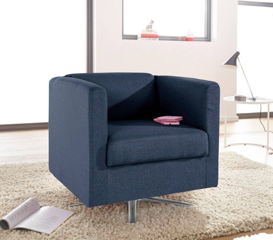 INOSIGN Fauteuil Bob Draaifauteuil Clubfauteuil en Cocktailfauteuil alles past (set)
