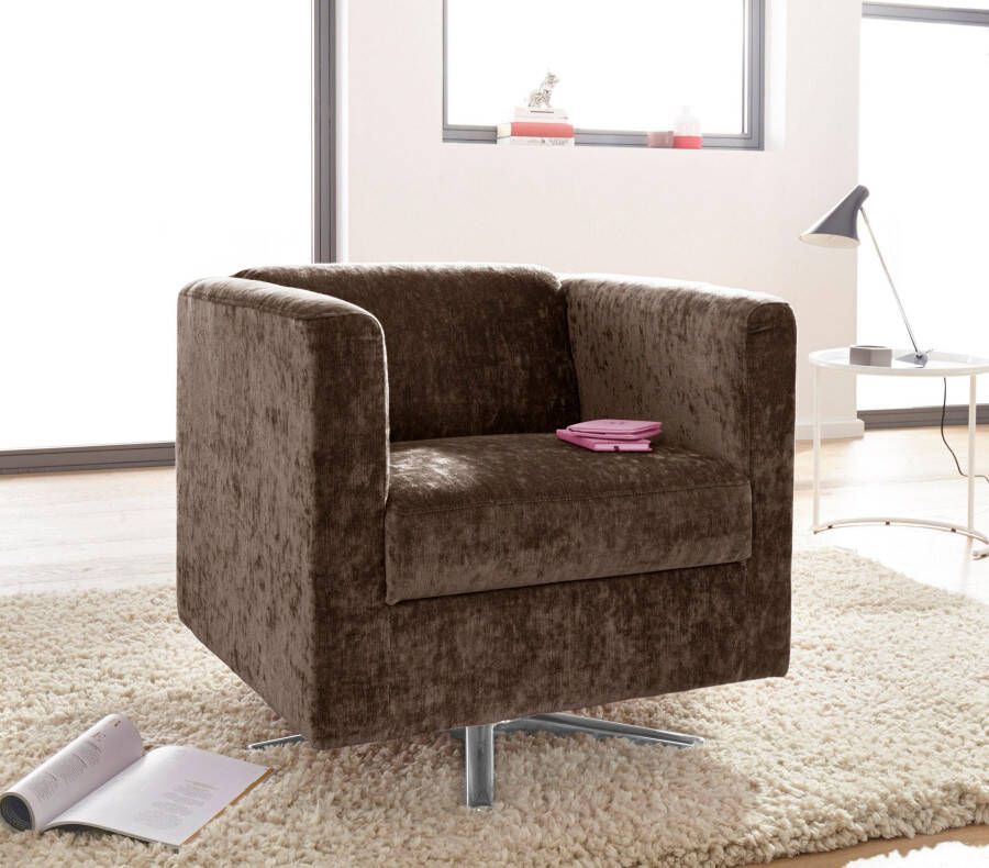 INOSIGN Fauteuil Bob Draaifauteuil Clubfauteuil en Cocktailfauteuil alles past (set)