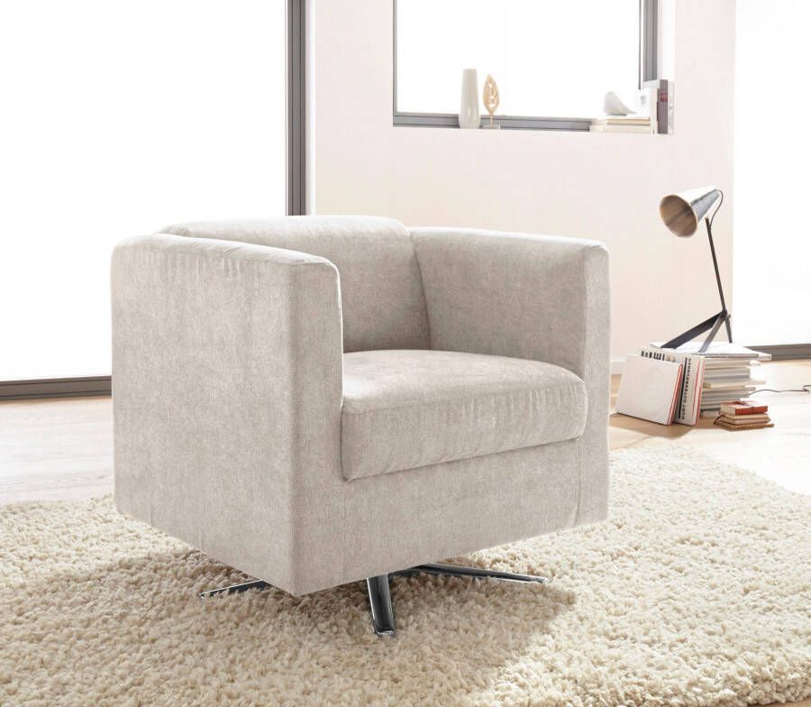 INOSIGN Fauteuil Bob Draaifauteuil Clubfauteuil en Cocktailfauteuil alles past (set)