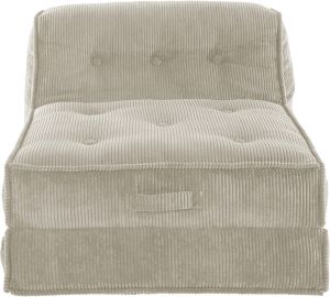 INOSIGN Fauteuil Missy Loungestoel van cord in 2 afmetingen met slaapfunctie poeffunctie.