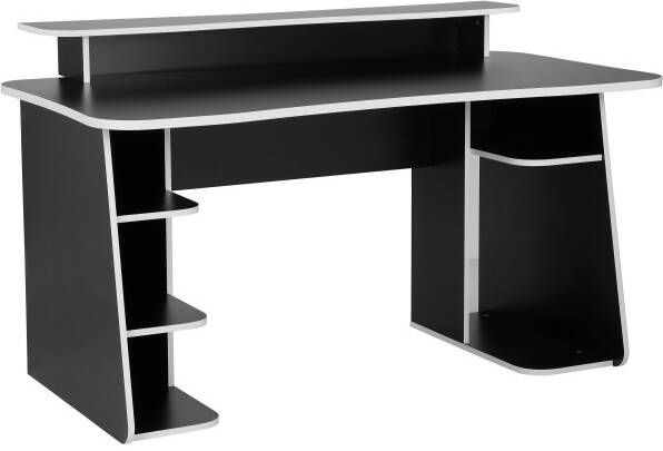 INOSIGN Gamingtafel Game ergonomisch gebogen tafelblad breedte 120 of 150 cm