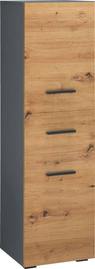 INOSIGN Halfhoge kast Skara verstelbare plank achter iedere deur breedte 38 cm hoogte 130 cm