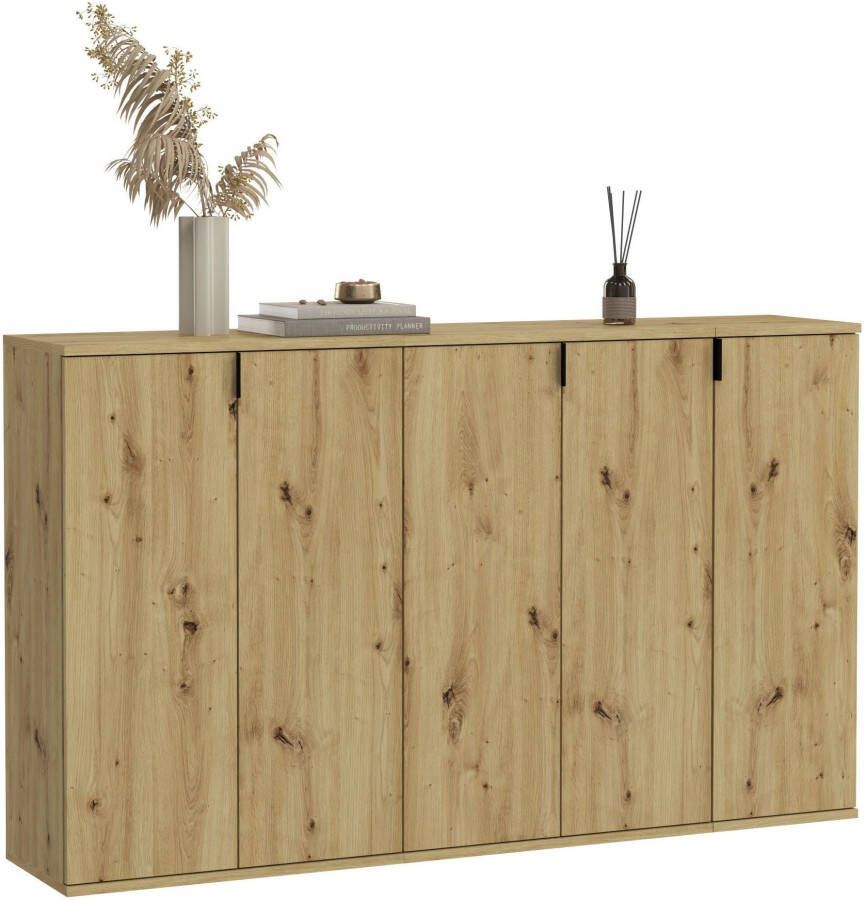 INOSIGN Halmeubelset Trondheim Breedte 152 cm bestaande uit 3 Kommoden 5 Deuren 16 Vakken (set 3 stuks)