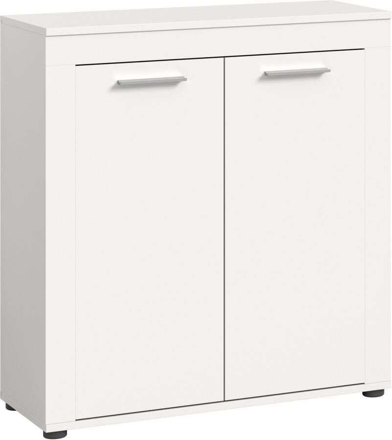INOSIGN Highboard Aosta Hoogte 88 cm in verschillende kleuren met 2 deuren en 3 vakken woonkamer commode kast