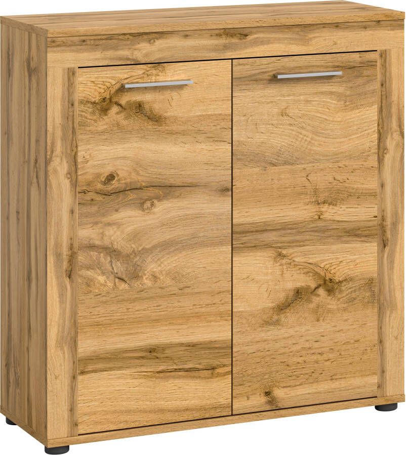 INOSIGN Highboard Aosta Hoogte 88 cm in verschillende kleuren met 2 deuren en 3 vakken woonkamer commode kast