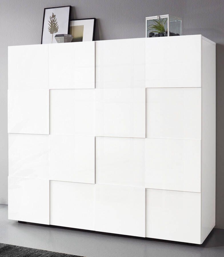INOSIGN Highboard Dama Hoogte 111 cm Breedte 121 cm Commode 2 deuren Hoge commode