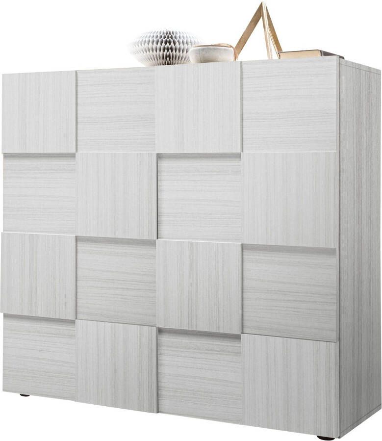 INOSIGN Highboard Dama Hoogte 111 cm Breedte 121 cm Commode 2 deuren Hoge commode