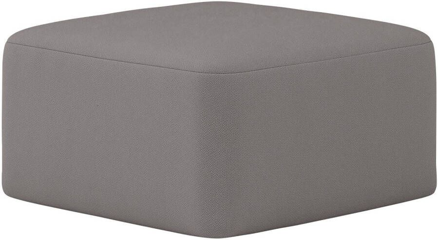 INOSIGN Hocker Nergal Beklede poef met golfondersteuning in verschillende kleuren