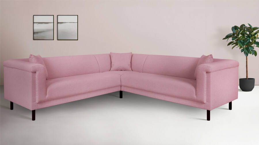 INOSIGN Hoekbank AGNIA L-vorm BxDxH: 244x244x71 cm