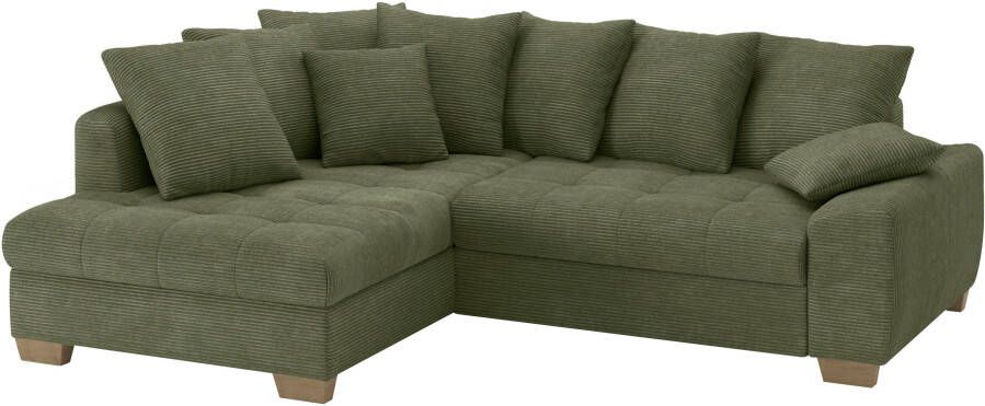 Mr. Couch INOSIGN Hoekbank NIKITA Optioneel met koudschuim EasyBett bedlade