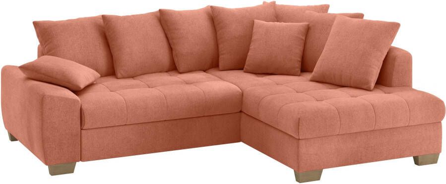 Mr. Couch INOSIGN Hoekbank NIKITA Optioneel met koudschuim EasyBett bedlade