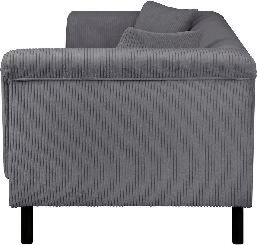 Home affaire 2-zitsbank AGNIA BxDxH: 180x85x71 cm incl. sierkussens ook in cord en bouclé