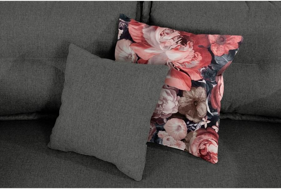 INOSIGN 2-zitsbank LAZIO inclusief 1 stuks reversible- en 1 stuks sierkussen