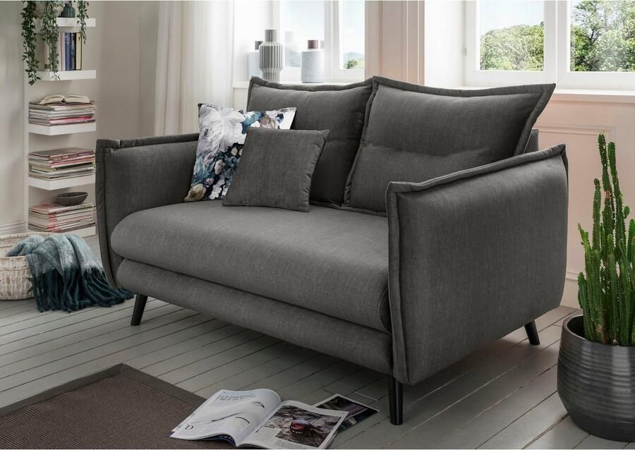 INOSIGN 2-zitsbank LAZIO inclusief 1 stuks reversible- en 1 stuks sierkussen