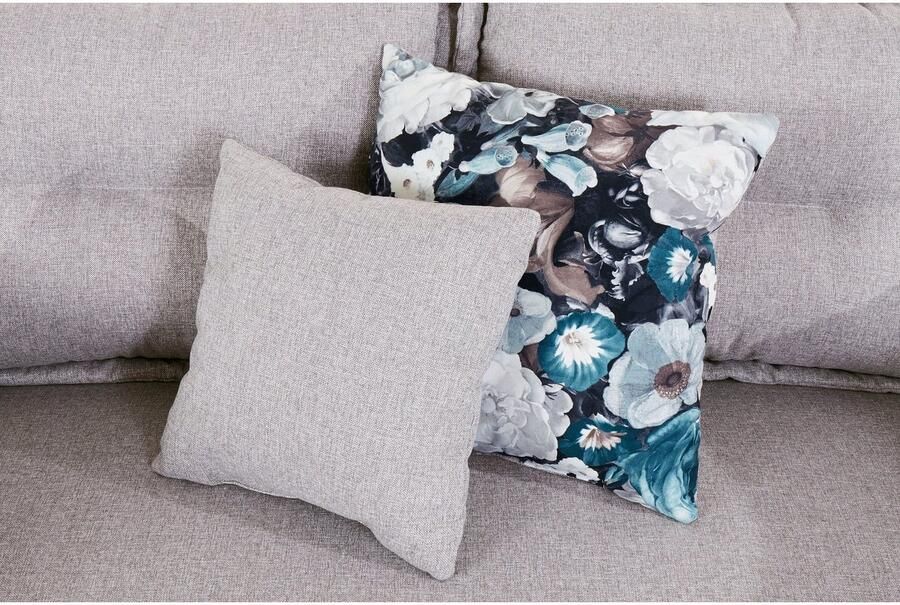 INOSIGN 2-zitsbank LAZIO inclusief 1 stuks reversible- en 1 stuks sierkussen