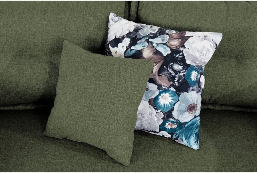 INOSIGN 2-zitsbank LAZIO inclusief 1 stuks reversible- en 1 stuks sierkussen