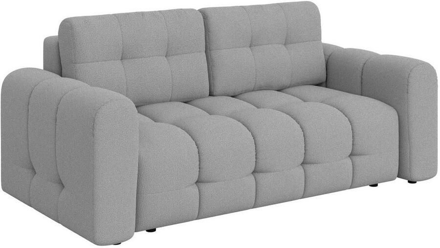 OTTO 2-zitsbank Manilla trendy stiksels 2 rugkussens B D H 195 107 91 cm met golfondersteuning in verschillende materialen en kleuren