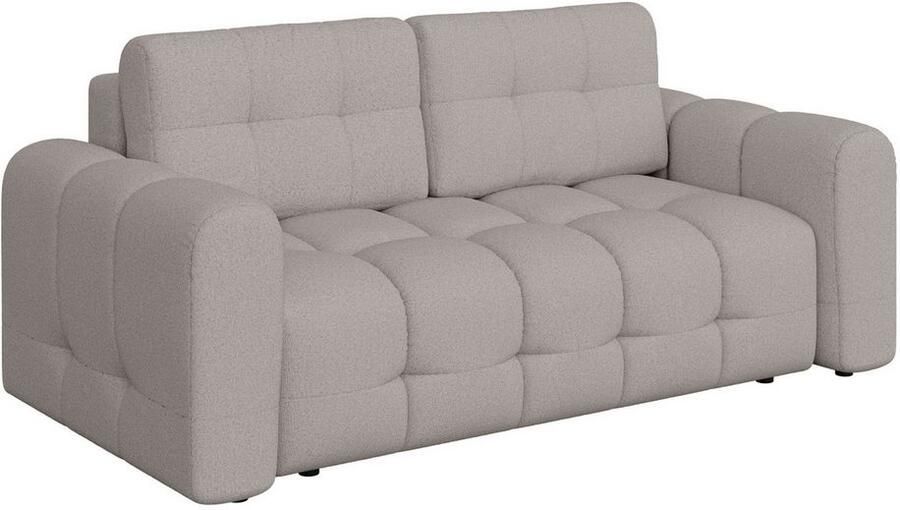 OTTO 2-zitsbank Manilla trendy stiksels 2 rugkussens B D H 195 107 91 cm met golfondersteuning in verschillende materialen en kleuren