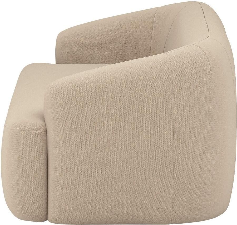 INOSIGN 2-zitsbank Nergal eenpersoonsbank Breedte 217cm organisch design Modern ontwerp eenvoudige uitstraling stijlvolle blikvanger in de woonkamer