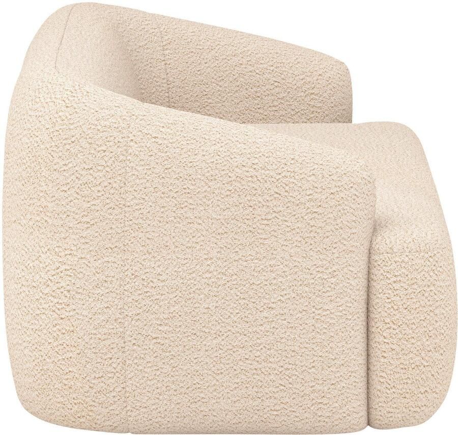 INOSIGN 2-zitsbank Nergal eenpersoonsbank Breedte 217cm organisch design Modern ontwerp eenvoudige uitstraling stijlvolle blikvanger in de woonkamer