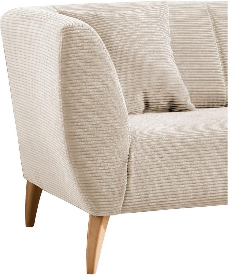 INOSIGN 2-zitsbank twee verschillende pootkleuren naar keuze