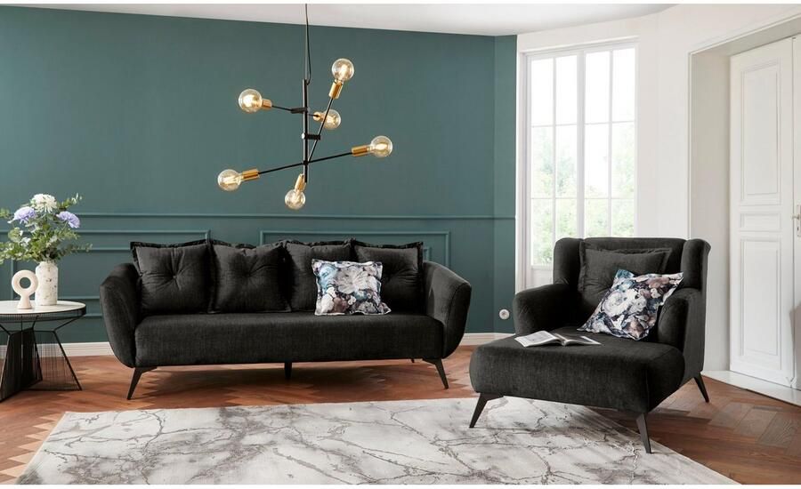 INOSIGN 3-zitsbank Baggio Sierkussen inclusief