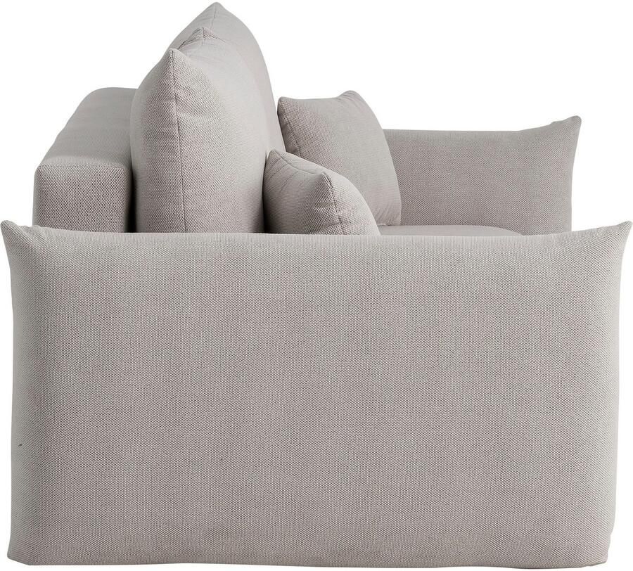Home affaire 3-zitsbank MAVAS slaapbank met bedlade ca. 240 108 cm (ligoppervlak 212 145 cm) ribfluweel chenille structuur