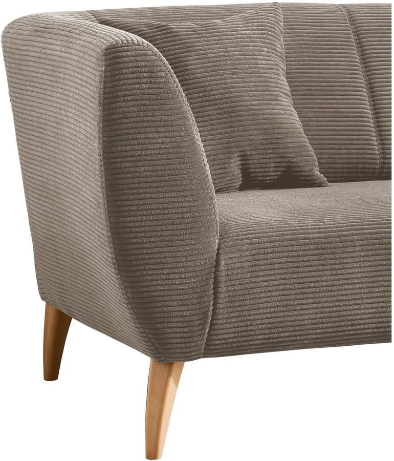 INOSIGN 2-zitsbank twee verschillende pootkleuren naar keuze