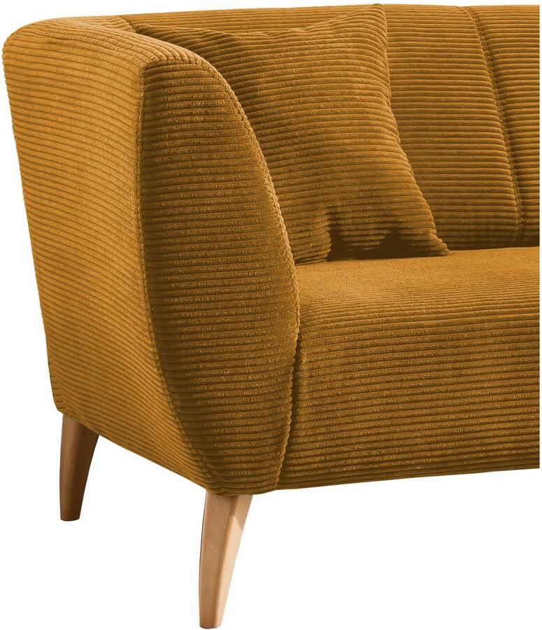 INOSIGN 3-zitsbank twee verschillende pootkleuren naar keuze