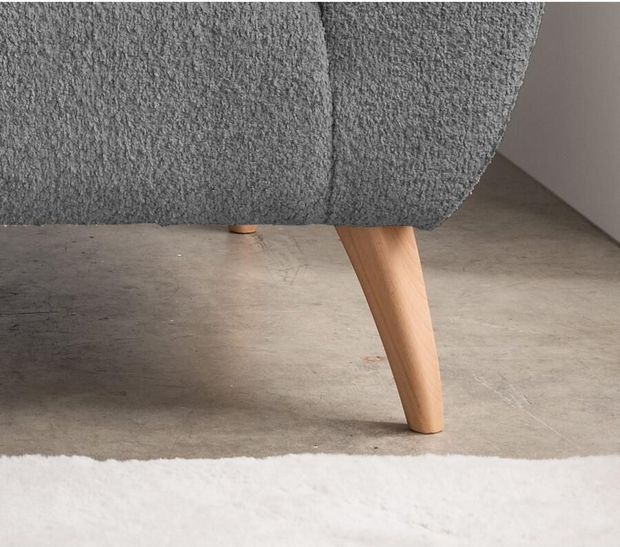 INOSIGN 2-zitsbank twee verschillende pootkleuren naar keuze