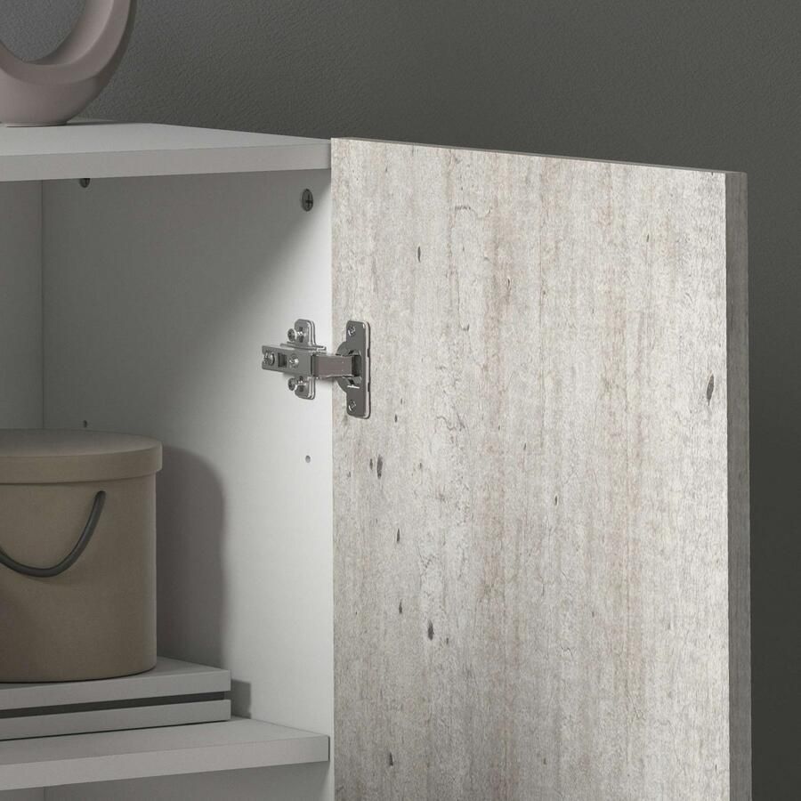 INOSIGN Archiefkast Coro Multifunctionele kast Bureaukast met 2 deuren & verstelbare legplanken hoogte 86 of 166 cm made in italy