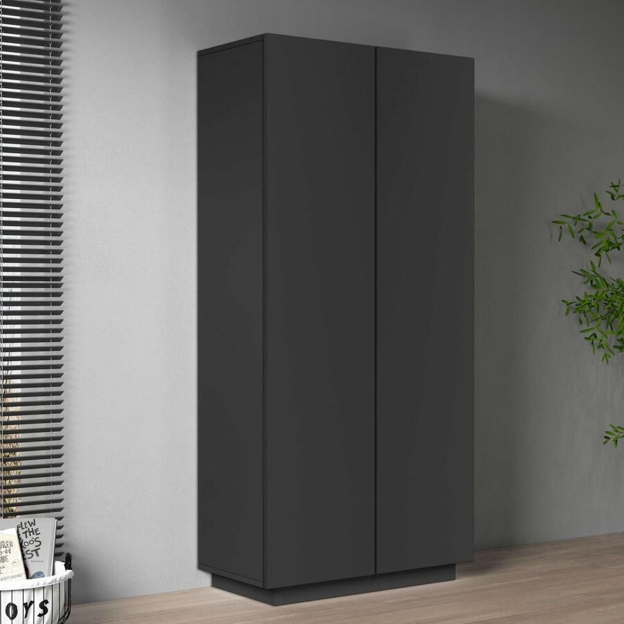 INOSIGN Archiefkast Essential Multifunctionele kast Bureaukast met 2 deuren & verstelbare legplanken hoogte 86 of 166 cm made in italy