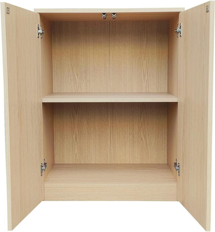 INOSIGN Archiefkast Jarvie Multifunctionele kast push-to-open 2 vakken 60x80 cm
