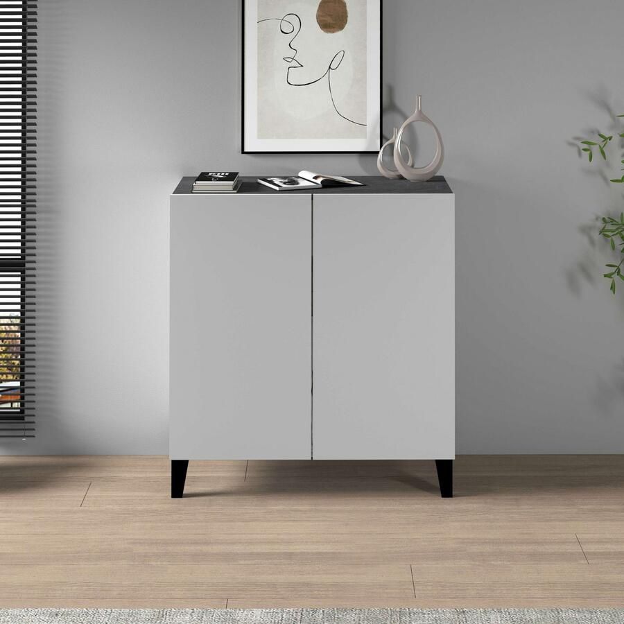 INOSIGN Archiefkast Sunrise Archiefkast Multifunctionele kast Bureaukast met 2 deuren & 2 vakken breedte 79 2 cm gemaakt in italië