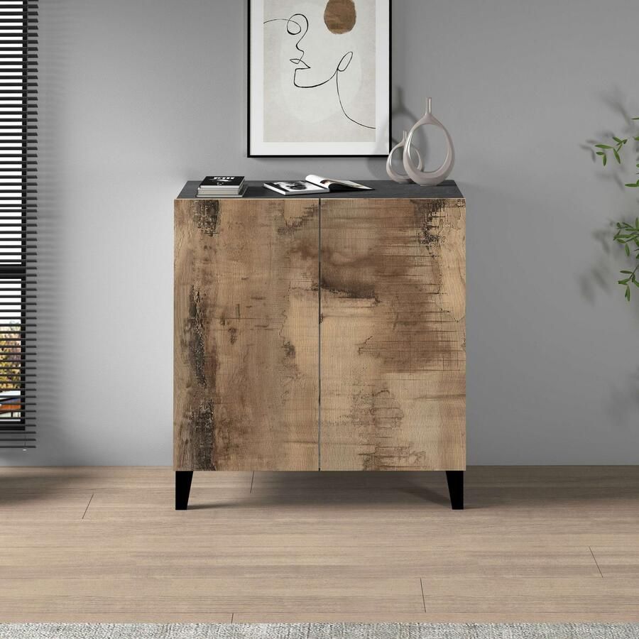 INOSIGN Archiefkast Sunrise Archiefkast Multifunctionele kast Bureaukast met 2 deuren & 2 vakken breedte 79 2 cm gemaakt in italië